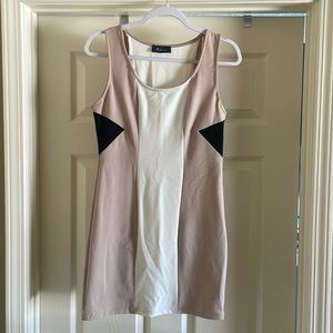 Wish Fitted Colorblock Mini Dress